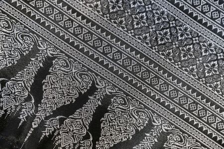 Thailand black fabricの写真素材