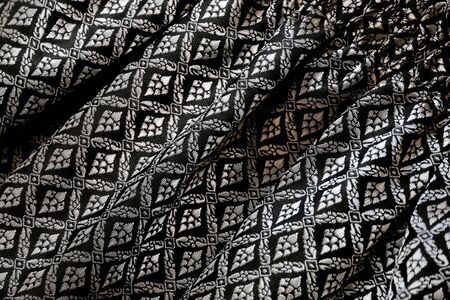 Thailand black fabricの写真素材
