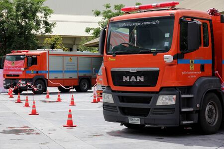 CHIANG MAI, THAILAND - JULY 1, 2016: Fire and rescue vehicles.Chiang Mai, Thailandのeditorial素材