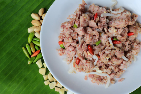 Northern Thailand dishes named Jinsom.の写真素材