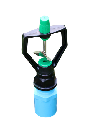 sprinkler isolated on white, with clipping path.の写真素材