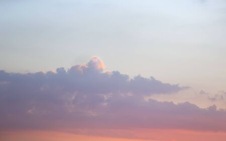 Background, beautiful background with a purple evening skyの写真素材