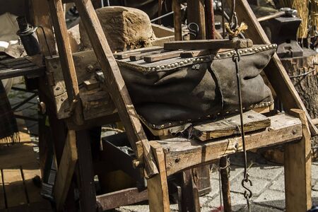 Blacksmith forged iron smith anvil hammermanの写真素材