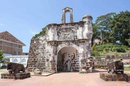 Old fortress in Malacca. Malaysiaのeditorial素材