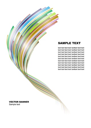 Abstract background of colored linesのイラスト素材