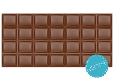 Realistic chocolate barのイラスト素材