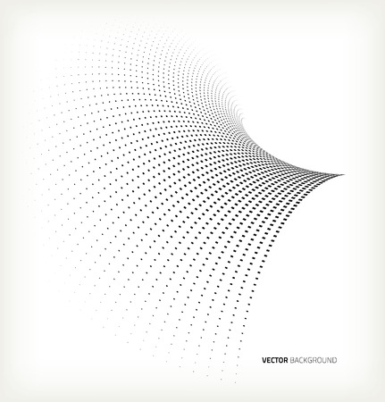 Vector halftone black dots. Vector. Template designのイラスト素材