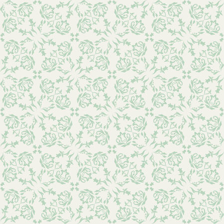Seamless background with beige ornaments. Template designのイラスト素材
