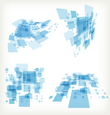 Abstract rectangle background. Vector illustration.のイラスト素材