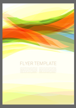 Vector business flyer templateのイラスト素材