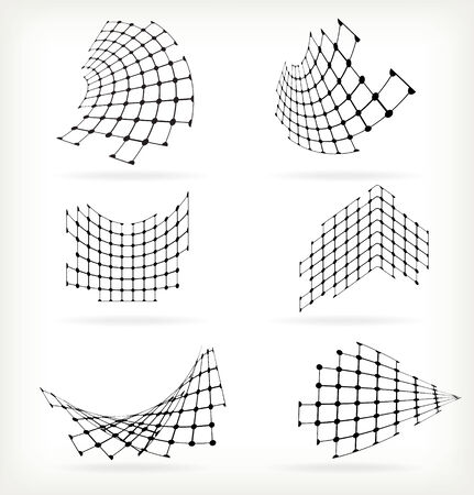 Abstract shapes backgroundのイラスト素材