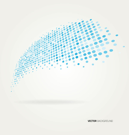 Vector halftone dots.のイラスト素材