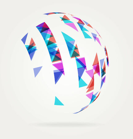 Abstract Globe Design Backgroundのイラスト素材