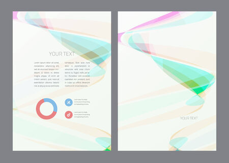 Flyer design templateのイラスト素材