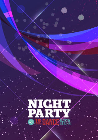 Night party illustrationのイラスト素材