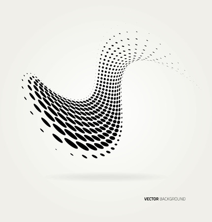 Vector halftone dots.のイラスト素材