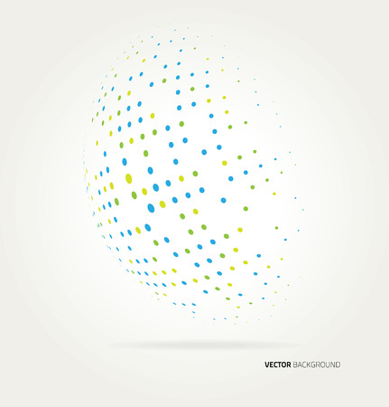 World halftone on white backgroundのイラスト素材