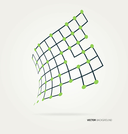 Abstract image of the curve contoursのイラスト素材