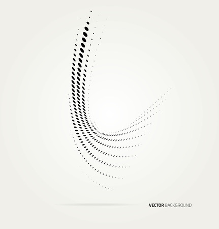 Vector halftone dots.のイラスト素材
