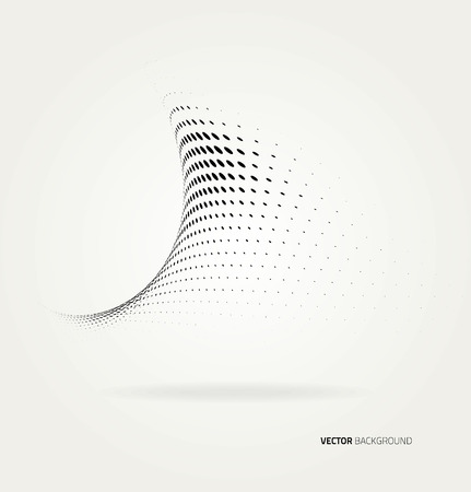 Vector halftone dots abstract background. Design templateのイラスト素材
