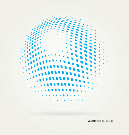 Vector halftone dots abstract background. Design templateのイラスト素材