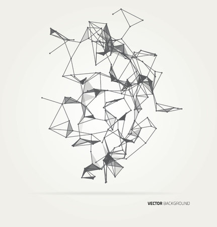 Abstract geometric technology vector design element. Template designのイラスト素材