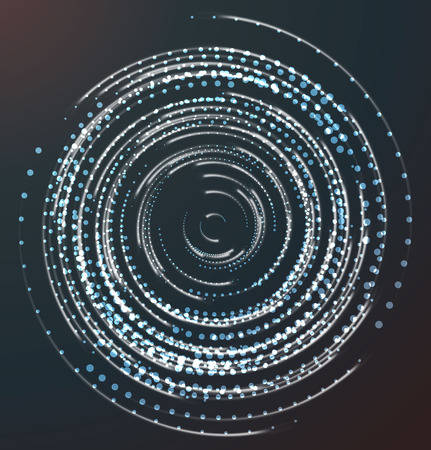 Vector halftone dots abstract background. Design templateのイラスト素材