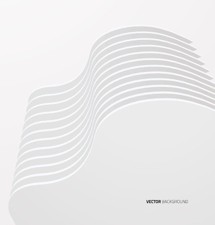 Empty white interior with walls. Template designのイラスト素材