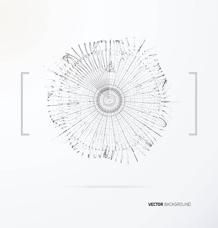 Vector halftone dots.のイラスト素材