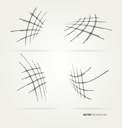 Abstract technological network.のイラスト素材
