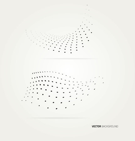 Vector halftone dots.のイラスト素材