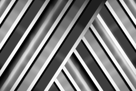 Geometric background black and metal fiber.の写真素材