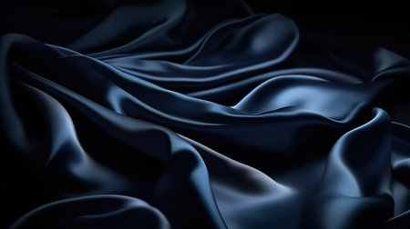 Smooth elegant blue texture abstract background. Generative Aiの素材