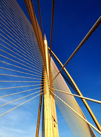 Design and pattern of bridgeの写真素材