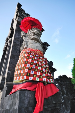 Gate Guardian Statue in Baliの写真素材