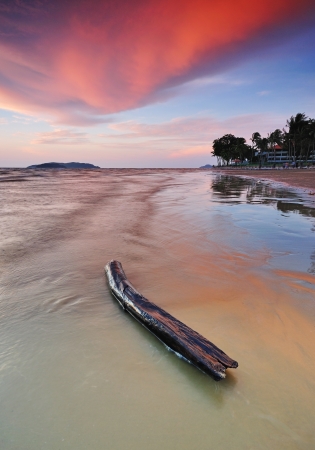 Sunset in Kota Kinabalu Sabah Malaysiaの写真素材