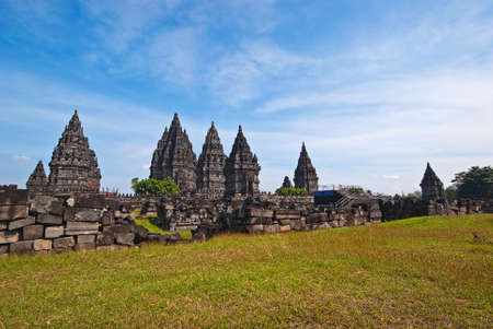 Hindu temple Prambanan  Indonesia, Java, Yogyakartaの写真素材