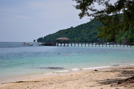Manukan Island view, Kota Kinabalu Sabah Borneo.の写真素材