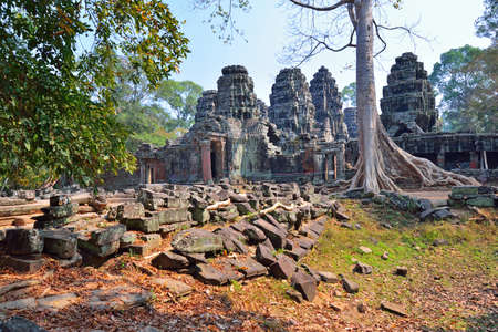 Banteay Kdei Temple Angkor wat Siem Reap Cambodia.の写真素材