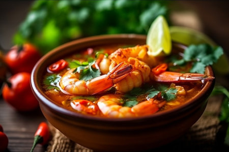 Tom Yum Goong spicy shrimp soupの素材