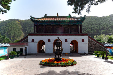 Exterior of The Putuo Zongcheng Temple in Chengde, Hebei, Chinaの写真素材