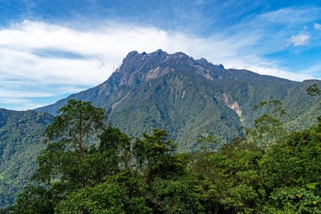 Mount Kinabalu, Sabah Borneo, Malaysiaの写真素材