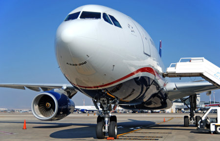 Landed planeのeditorial素材