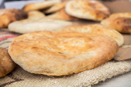 Tradition arabic bread - Pitaの写真素材