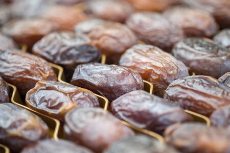 Premium quality dates for sale at local farmers marketの写真素材