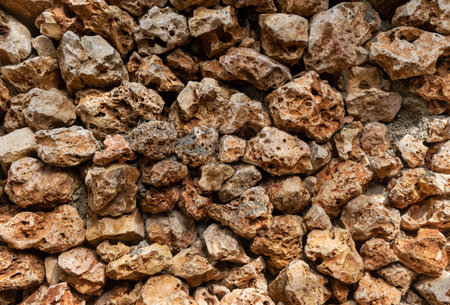 The wild stones decorative wall. Natural limestone background or surface