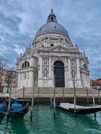 Roman Catholic church Santa Maria della Salute Venice, Italyの写真素材