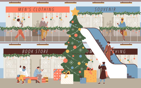 Man with diabetes and insulin dependence injects insulin, flat vector isolated.のイラスト素材