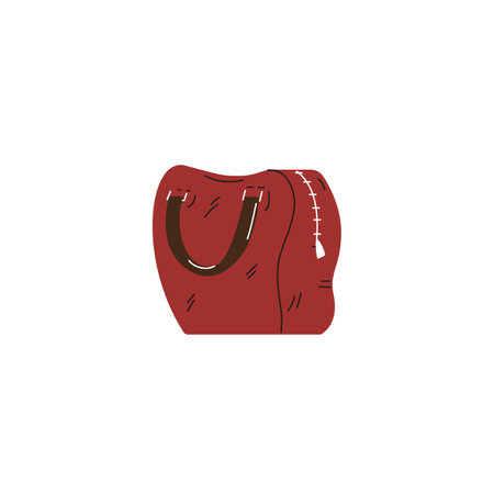 Illustration of a bag with a bowling ball or shoes.のイラスト素材