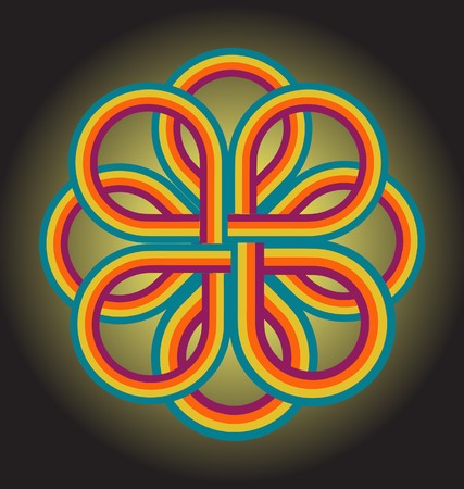 abstract color design element のイラスト素材